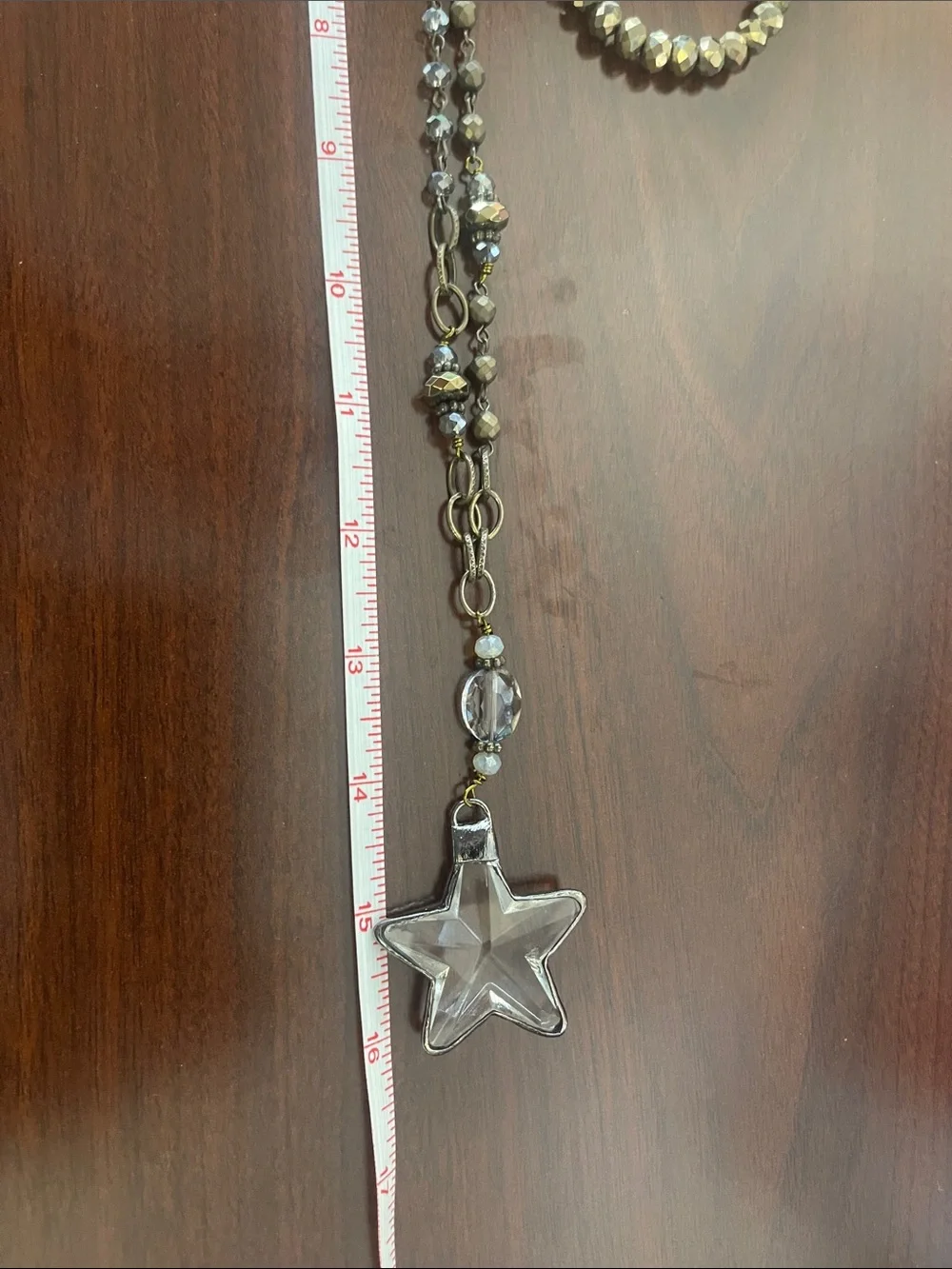 Junk Gypsy Beaded Necklace & Long Star Necklace
